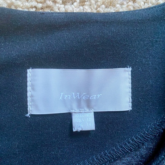 In Wear Black and Dark Heathered Grey Venche Dress - Picture 6 of 9